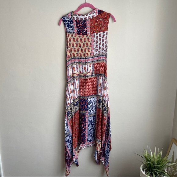 Francesca’s / Handkerchief Asymmetrical Midi Dress - Picture 8 of 10